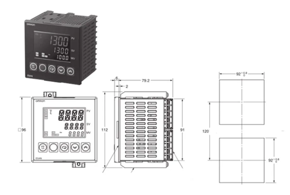 

E5AN-HAA2HBM-500 AC100-240 High-Function 1/4Din Opt Out,Tool parts,Thermostat