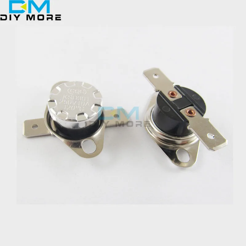 

KSD301 120*C / 248*F Degree Celsius NO Temperature Switch Thermostat 250V 10A