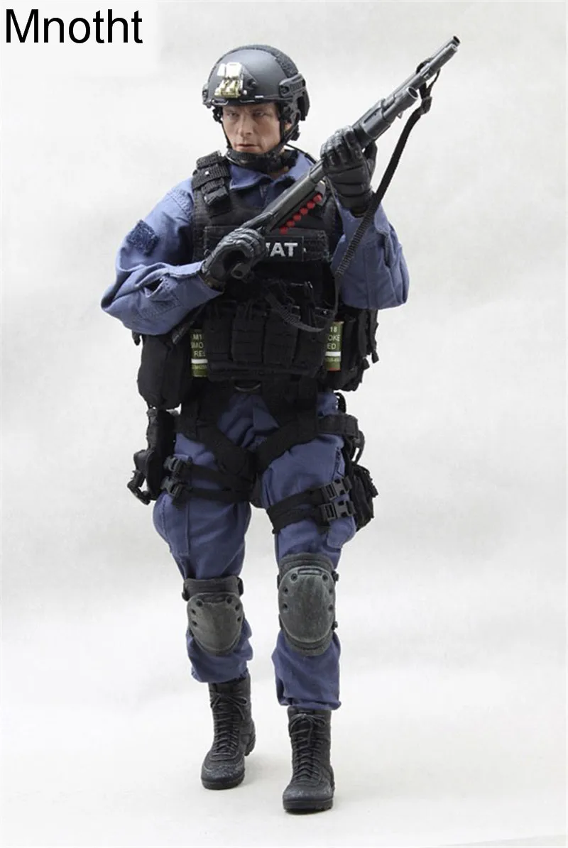 Mnotht 16 VH1026 SWAT 2 0 Solider модель костюма одежда с синим пальто брюки обувь для шлема