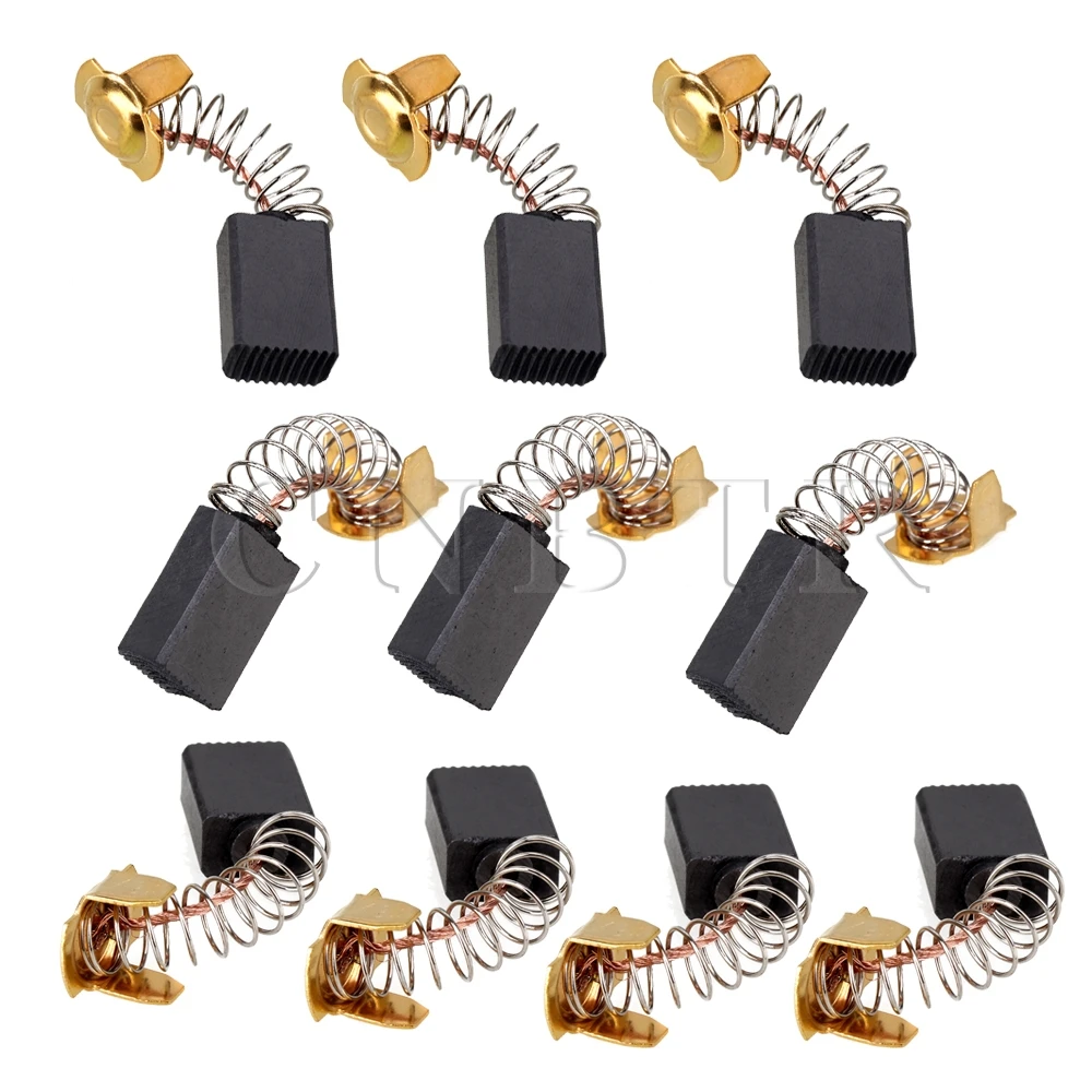 CNBTR 10pcs Electric 16 X 11 X 7mm Motor Carbon Fibre Brush Replacement 