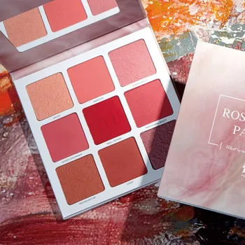

9 Colors Shimmer Blusher Blush Powder Brozer Cosmestics Professional Palette Blush Contour Shadow