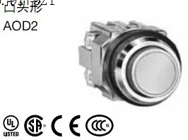 

[ZOB] AOD210NR idec imported from Japan and spring AOD211NG button switch AOD220NY nose type 30mm --10pcs/lot