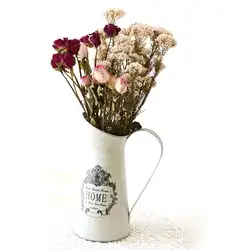 1 шт., креативный кувшин в деревенском стиле, металлический кувшин, шикарная ваза для цветов, портативная, для украшения, вечерние, для дома