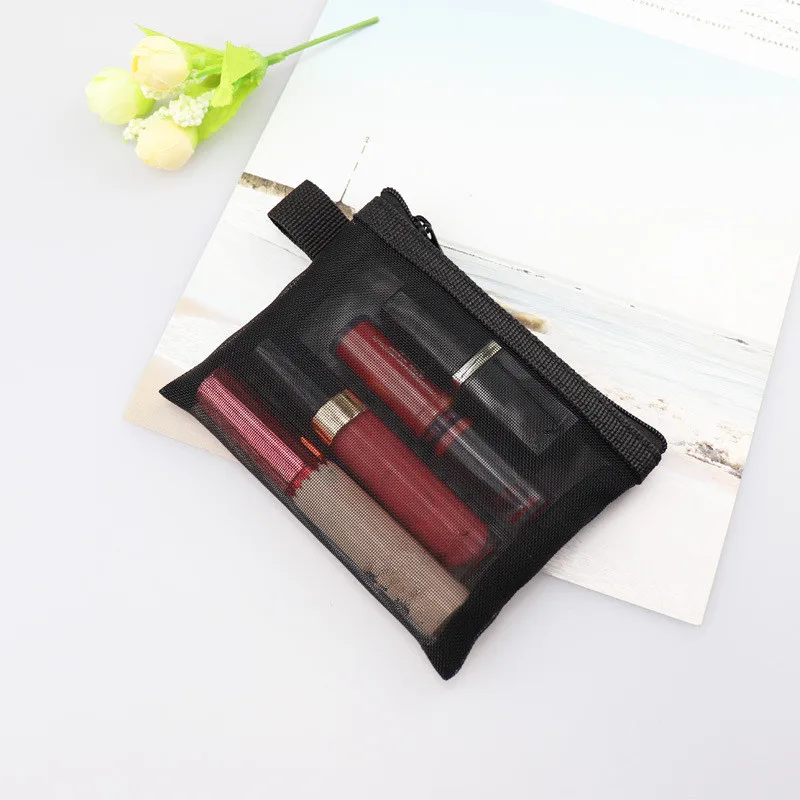 ETya النساء السفر التجميل حقيبة عارضة سستة صغيرة كبيرة المكياج حقيبة مستحضرات تجميل المنظم مجموعة أدوات الزينة الجمال غسل عدة أكياس الحقيبة