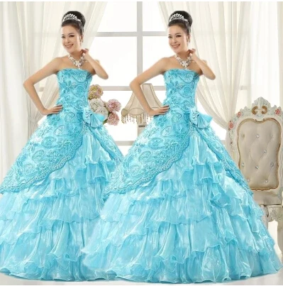 

HOT Movie Cinderella Princess Costume Cinderella Cosplay Costume evening dress ball gown