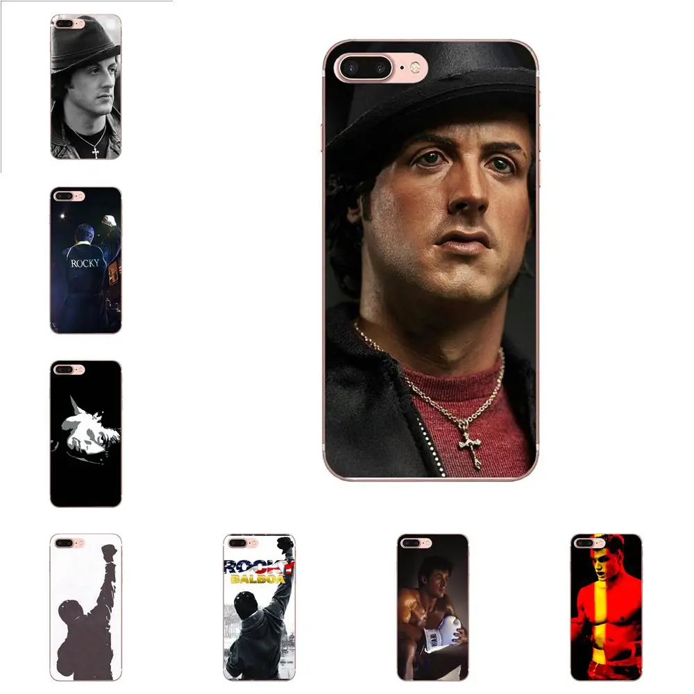 

For Samsung Galaxy Note 5 8 9 S3 S4 S5 S6 S7 S8 S9 S10 mini Edge Plus Lite TPU Phone Case Cover Rocky Balboa Movie Motivation