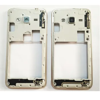 

New Original Dual / Single Middle Plate Bezel Housing Case For Samsung Galaxy J3 2016 J320 J320F with Back Camera Lens Cover