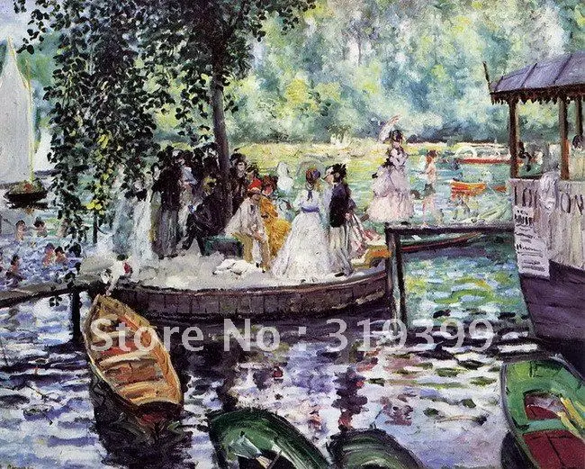 

Oil Painting Reproduction on linen canvas,la grenouillere1 on linen canvas,Free Fedex Shipping,handmade,Museum