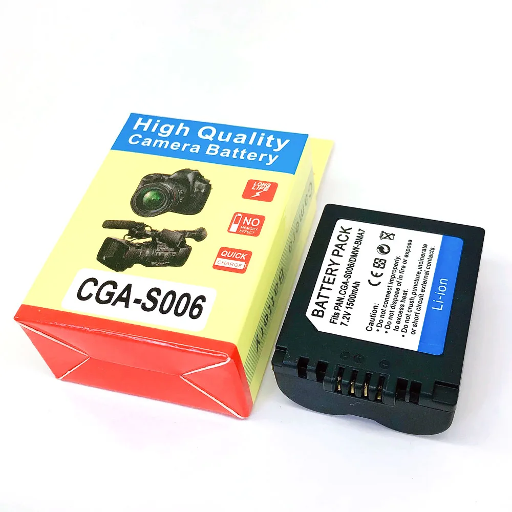 CGA-S006E CGR CGA S006E S006 S006A DMW-BMA7 DMWBMA7 Батарея для цифрового фотоаппарата Panasonic Lumix DMC-FZ7 FZ8 FZ18 FZ35 FZ28 FZ38 FZ30 FZ50-k-s