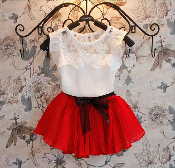 2016-New-Baby-Girls-Clothing-Sets-Tutu-Skirt-T-shirt-2-Pcs-Set-Summer-Kids-Fashion