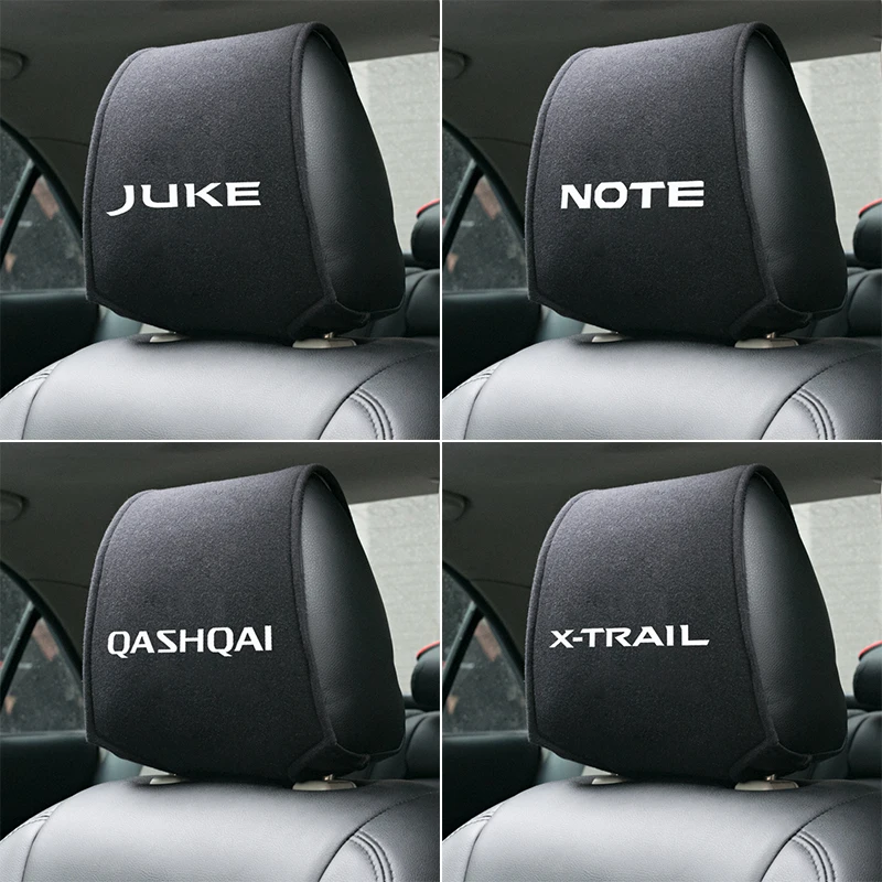 

Interior accessories Universal Headrest Cover car styling for Nissan Nismo X-trail Almera Qashqai Tiida Teana Skyline Juke