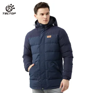 

Tectop men's outdoor waterproof windproof ultra-light thick keep warm Breathable hiking camping Leisure down jackets coat YW7893