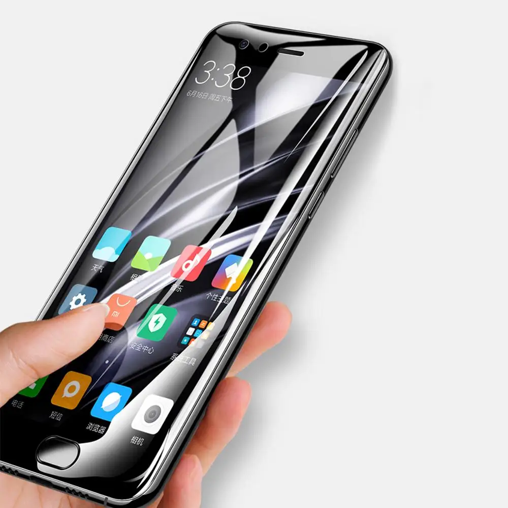 Защитная 3d пленка для Redmi 5 Plus 7 6 6A 5D Гидрогелевая Note Pro нано с полным покрытием (не