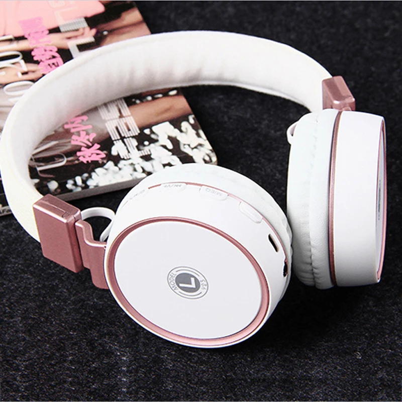 KAPCICE New Arrival colorful stereo Audio Mp3 Bluetooth Headset