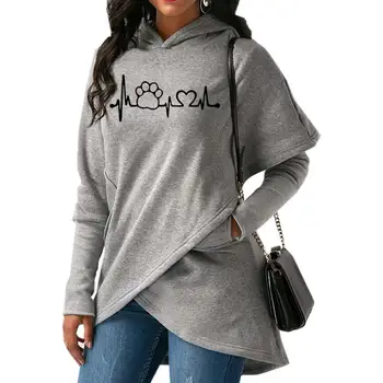 

Drop shipping Wholesale New Fashion Print Hoodies Women Sweatshirts Printing Casual Pullovers for Woman