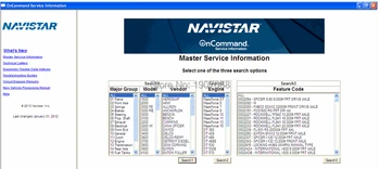 

International Truck ISIS - Navistar OnCommand Service Information 7-2014