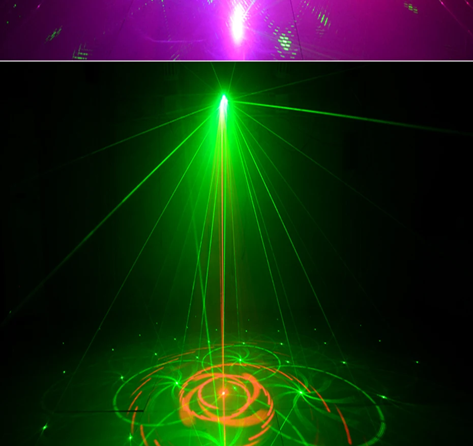 36 узоров светодиодный лазерный проектор диско-светильник DJ RGB 3 линзы мини стробоскоп Звук Активированный сценический светильник внутренний звуковой светильник s вечерние светильник s