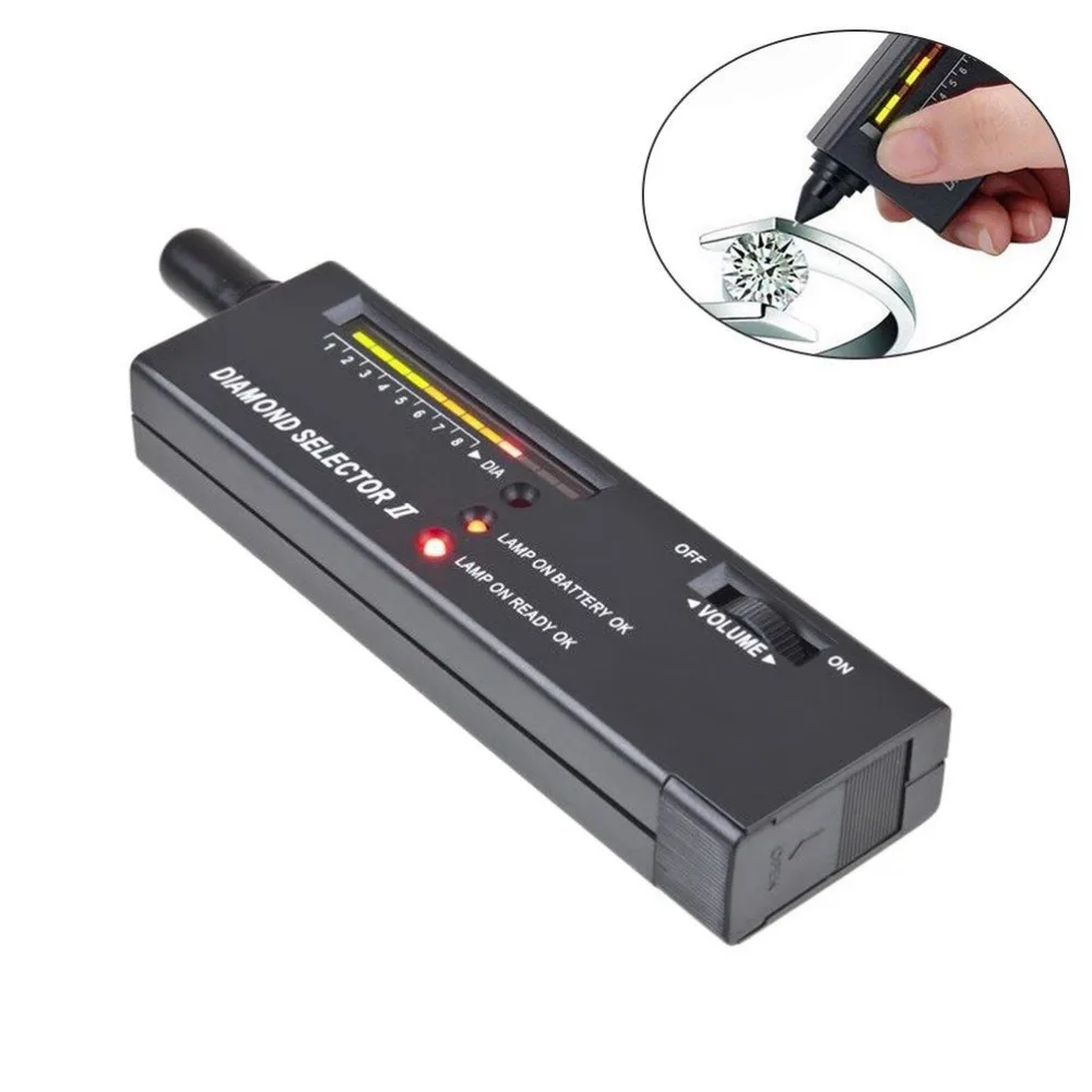 

Professional High Accuracy Diamond Tester Gemstone Gem Selector Jewelry Watcher Tool LED Diamond Indicator Test Pen