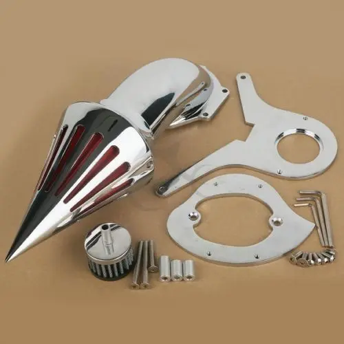 Chrome Spike Air Cleaner Intake Filter For Honda Shadow Aero 750 VT750