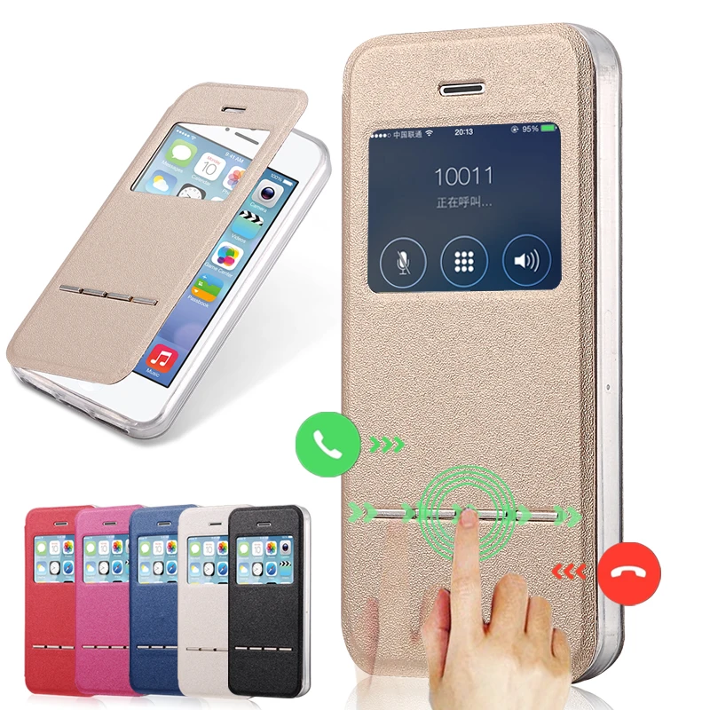 Aliexpress.com : Buy Luxury View Window PU Leather Case