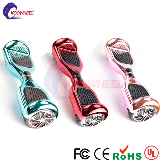 Cheap 2016 New Chrome Painting Electric Self Balancing 2 Wheel Scooter Standing Hover Board  Samsung Battery Hoverboard Oversea ship