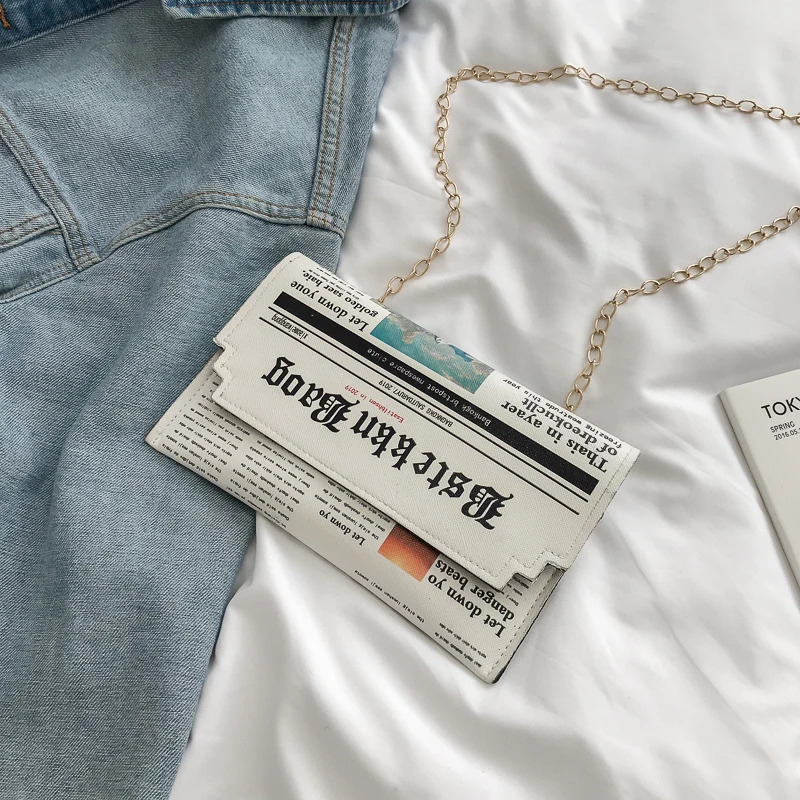 

2019 new Women Shoulder Crossbody Bags retro chain Mini Envelope Bags Print Ladies Messenger Bags Clutch bag c113