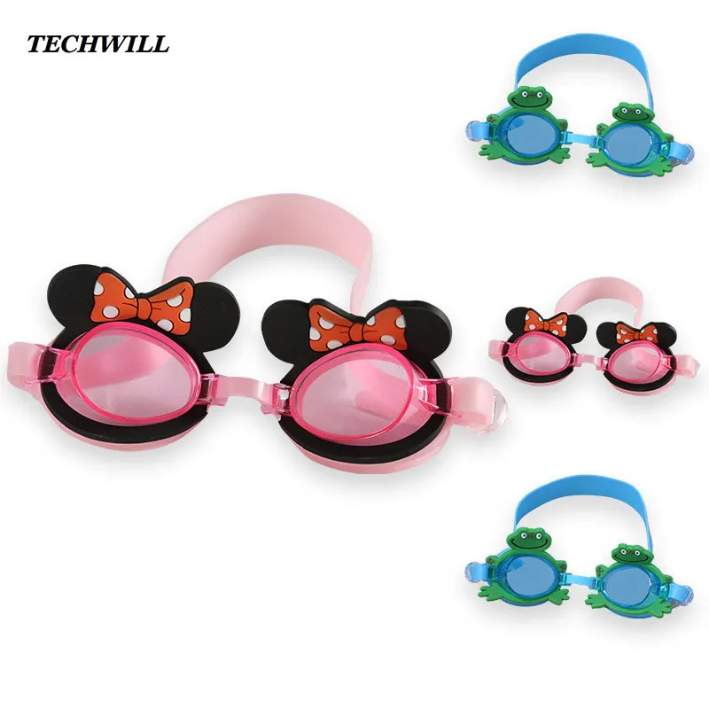 Baby Swimming Glasses Cute Cartoon Baby Waterproof anti-fog swimming Goggles Summer Swimming Pool Accessories Upscale Swim Tools