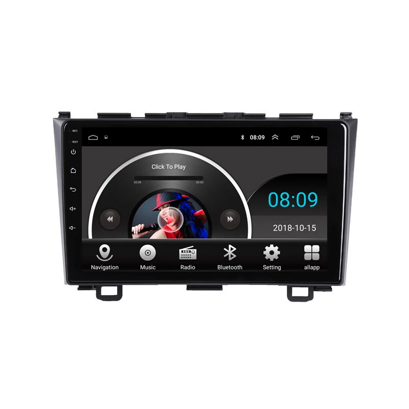 Top 9" 2.5D IPS Android 8.1 Car DVD Multimedia Player GPS For Honda CRV 2007 2008 2009 2010 2011 audio car radio stereo navigation 14