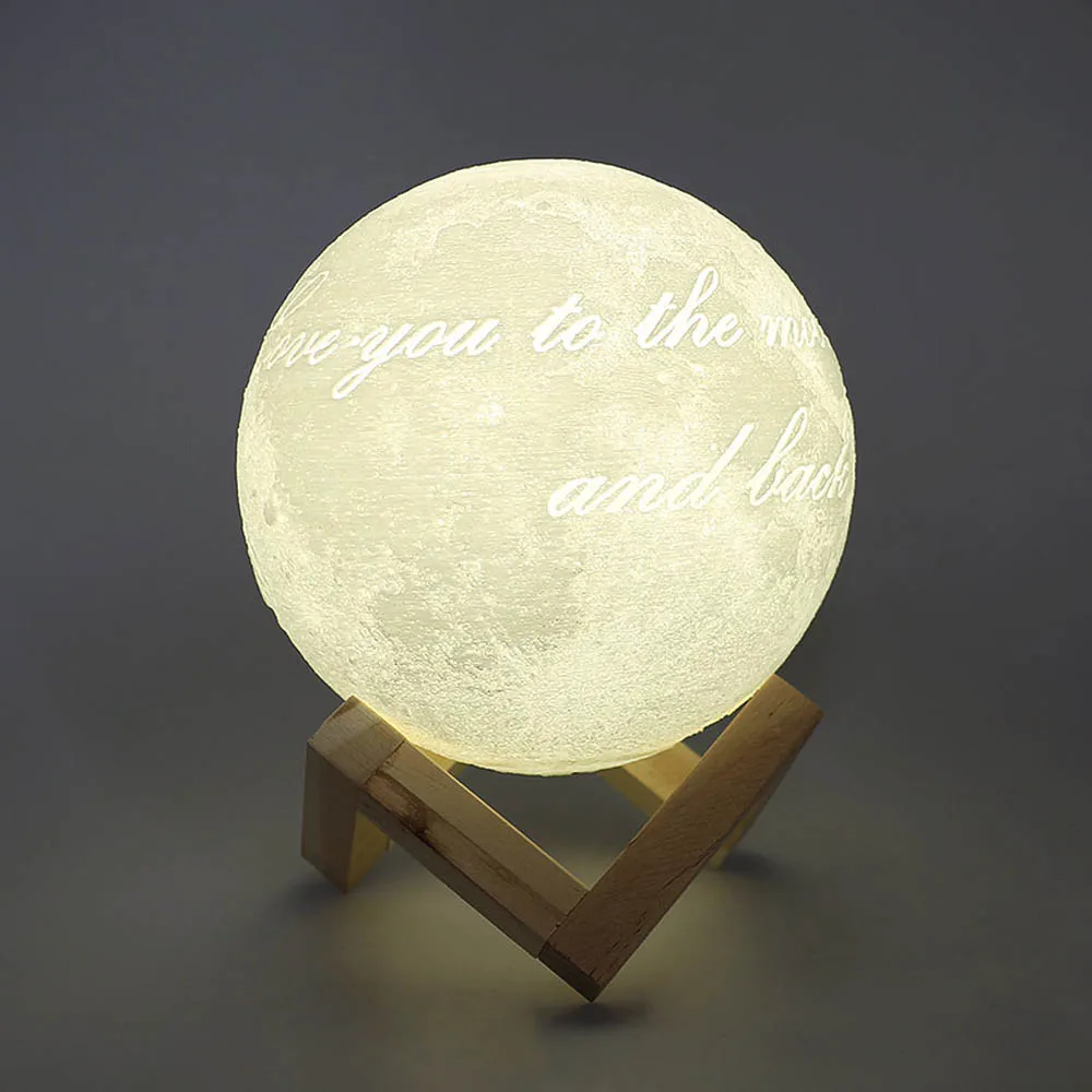 Индивидуальные 3D очаровательные лунные лампы двух цветов/RGB 16 цветов Луна ночной Светильник "Люблю тебя к Луне и обратно" ночник - Испускаемый цвет: Pattern One 16 Color