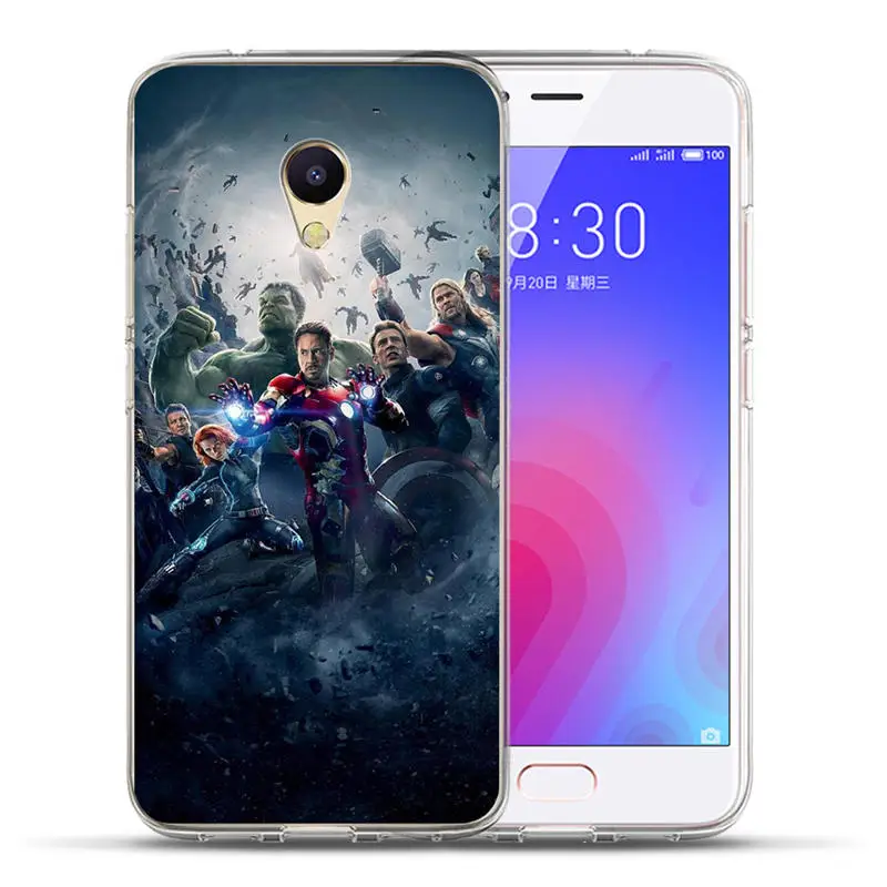 Роскошный чехол Marvel Hero venom s для Meizu M5S, M3S, M5C, M3, M5, M6, Note U10, U20, 16-й чехол, задняя крышка, Мстители, Coque Capinha Etui