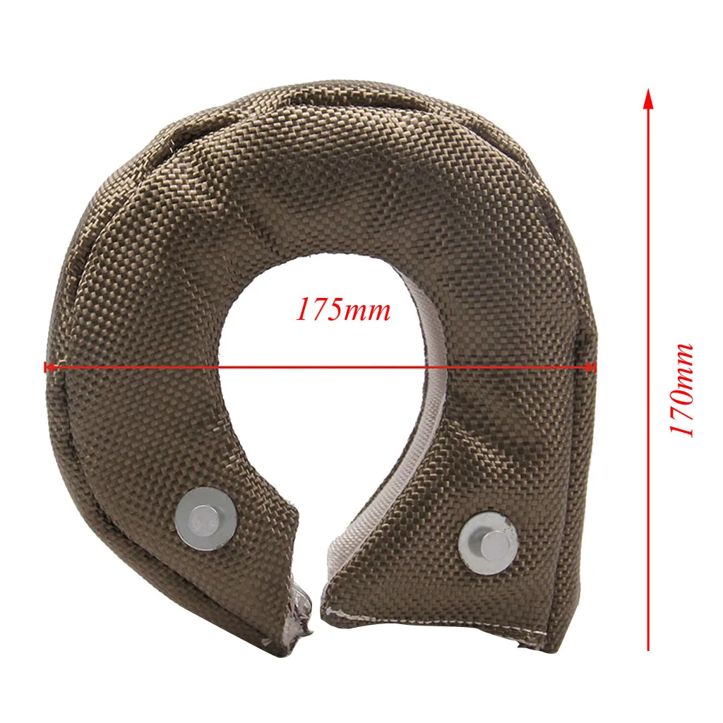 1 Set Universal Car T3 Turbo Charger Heat Shield Cover Blanket Glass Fiber Protection Wrap For T3 T25 / T28 / GT25 / GT28 Etc 