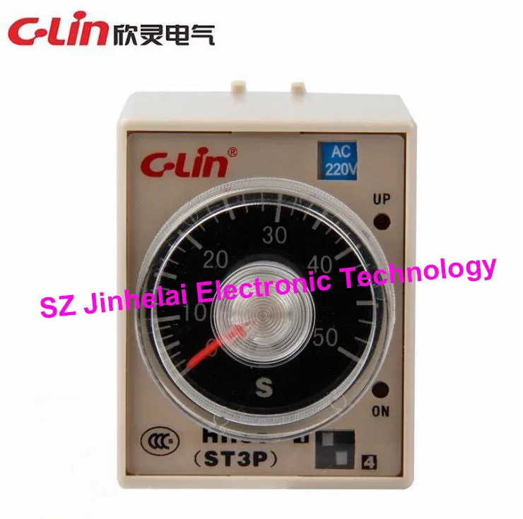 

100%New and original HHS5-C(ST3PA-C) C-Lin Time relay AC220V, AC380V, AC110V, DC24V (attached Base support)