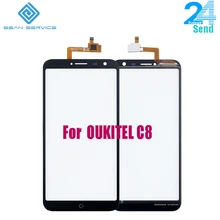 Для OUKITEL C8 Сенсорная панель идеальный Ремонт Запчасти сенсорная Замена 5,5 дюймов Oukitel C8 телефон использование