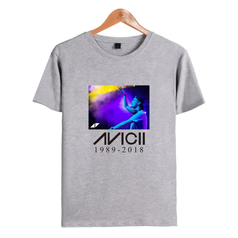 Швеция DJ Avicii иероглиф мужские футболки мода 2018 4XL тенденции Wake Me Up Повседневное с