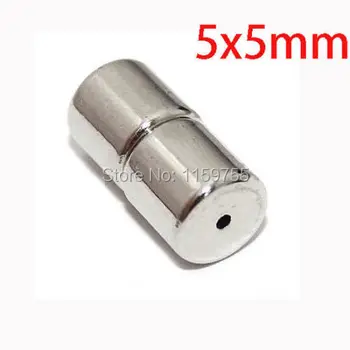 

Free Shipping 30 Pairs silver tone Strong Magnetic Clasps 5x5mm