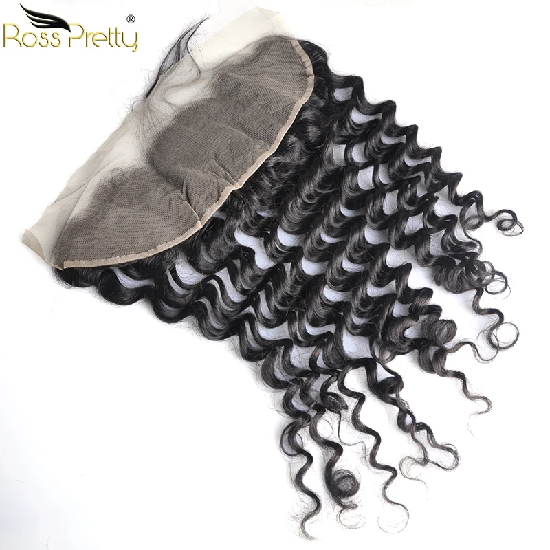 Ross Pretty Peruvian Lace Frontal Deep Wave hair Natural Color Remy Human Hair Pre Plucked Lace Front with Baby Hair Ross Pretty Peruvian Lace Frontal Deep Wave hair Natural Color Remy Human Hair Pre Plucked Lace Front with Baby Hair