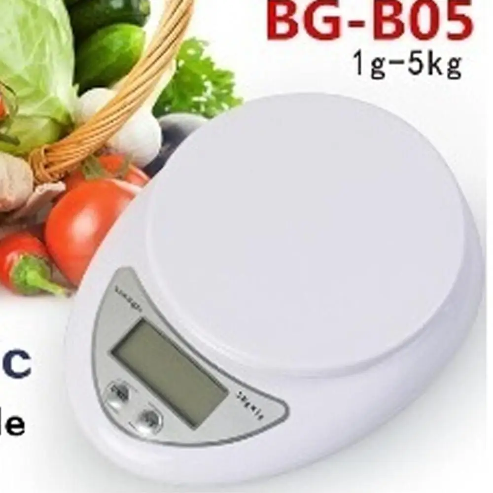 

5kg 5000g/1g Digital Kitchen Electronic Scale Baking Mini Food Scale Household Kitchen Cooking Scale Platform Scale