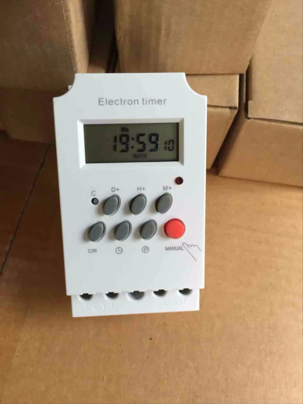 KG316T II AC 220V 25A Din Rail LCD Digital Programmable Electronic