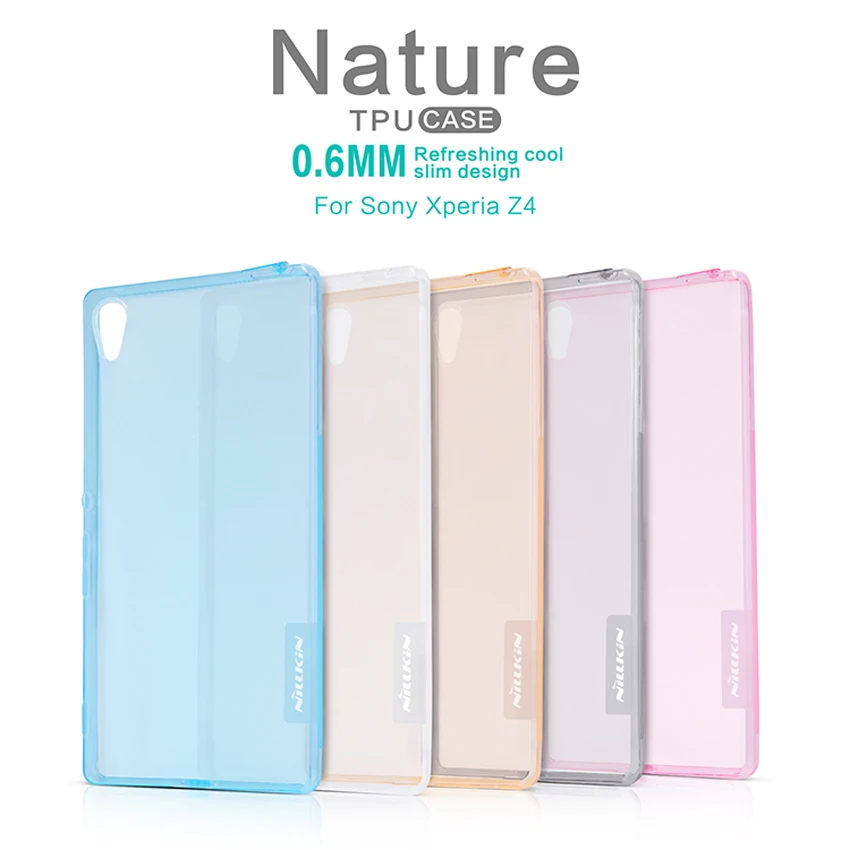 for sony xperia z4 original nillkin luxury silicon transparent soft for sony xperia z3 for sony xperia z4 original nillkin luxury silicon transparent soft for sony xperia z3