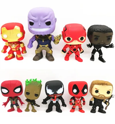 С принтами &quotMarvel&quot &quotМстители&quot &quotЧеловек паук&quot Дерево человек Venom модель