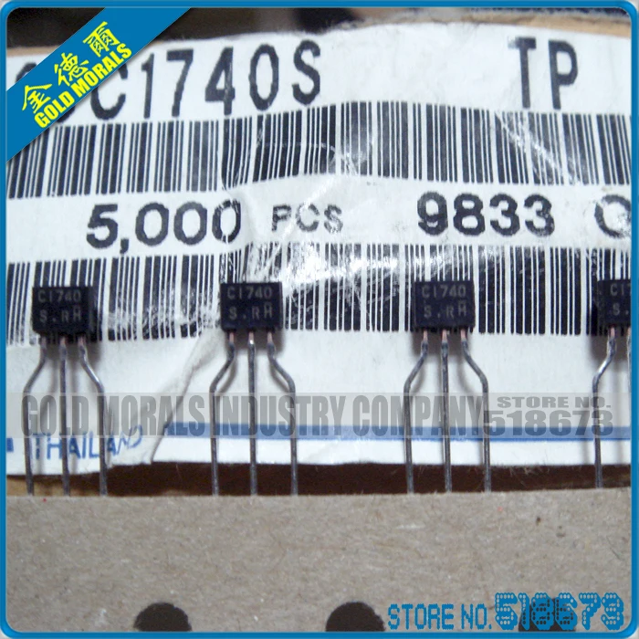 50 шт./лот 2SC1740STP 2SC1740S C1740 NPN универсальный силиконовый транзистор TO 92 Бесплатная