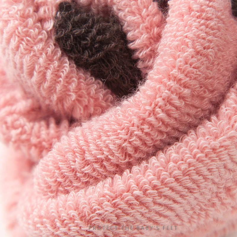 2018 New Styles Baby Newborn Warm Socks Baby Boy Floor Shoes Sock Toddler Infant Socks Animal Fox Winter Short Socks