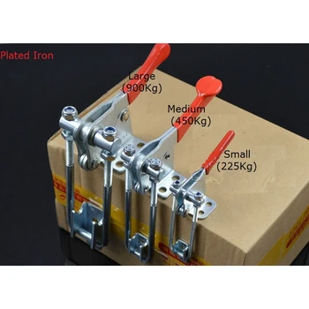 

4Pcs/Lot Small (225Kg) Adjustable 90 Degree Corner Hasp Fastener, Hasp Catch - Trailer Industrial