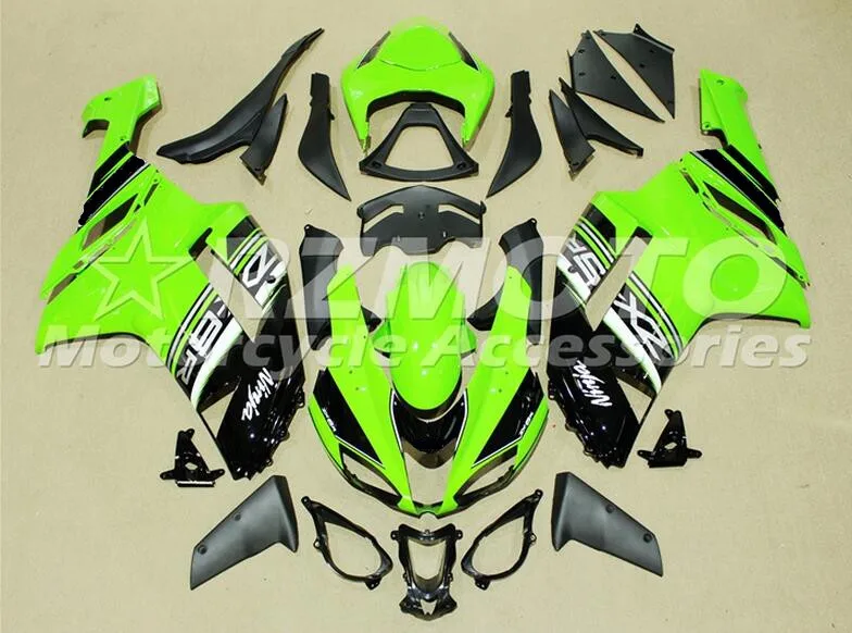 

New Style Abs Motorcycle Fairing Kit Fit for kawasaki Ninja ZX6R 636 2007 2008 07 08 6R ZX-6R Bodywork custom cool green black