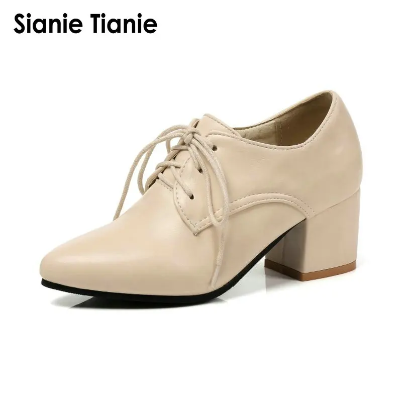 chunky square heels