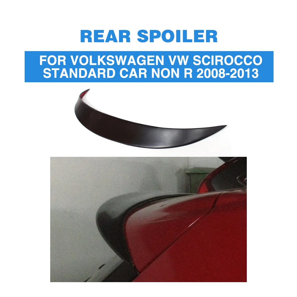 Задний спойлер на крышу окна для Volkswagen VW Scirocco Standard Bumper Non R 2008 2013 FRP Неокрашенный
