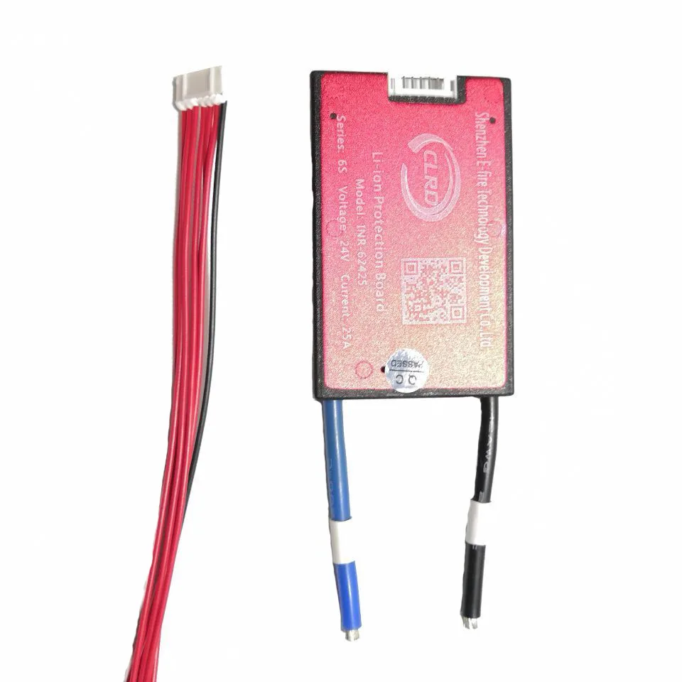 Система управления аккумулятором 6S 24V 15A 40A BMS PCM PCBA для 18650 комплект литий ионных