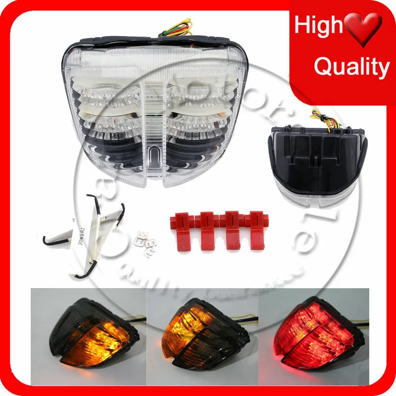 Motorcycle Led Brake Tail Light Turn Signal Accessory For Suzuki
