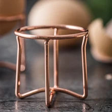 Support pour le petit déjeuner en métal bouilli œufs support de verre œufs, outils de maquillage, pour éponge, support de rangement, 1 pièce