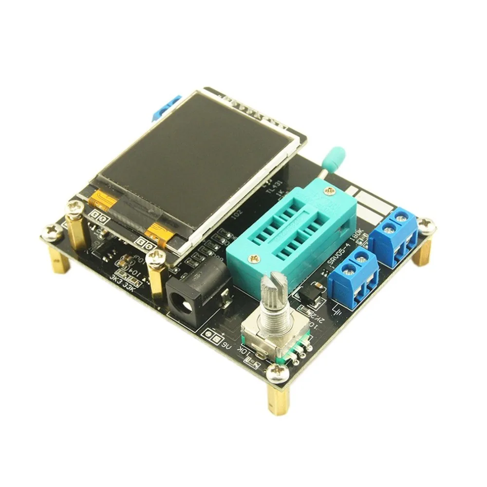 

Component Digital LCD GM328A Transistor Tester Meter Graphic Transistor Tester Diode Capacitance ESR Voltage Frequency Meter